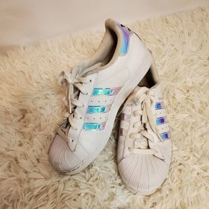 Adidas Superstar iridescent shoe 7